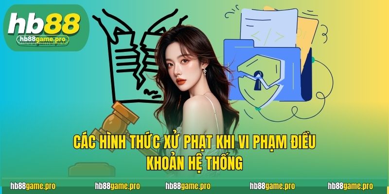 Các hình thức xử phạt khi vi phạm điều khoản hệ thống