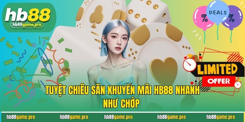 Tuyệt chiêu săn khuyến mãi HB88 nhanh như chớp